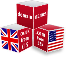 Domain Names from £15 Domain Names from £15